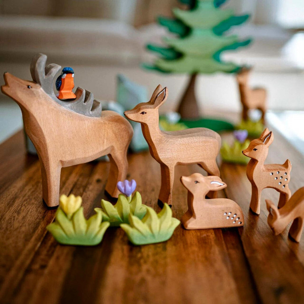 Wooden Animal - Deer Stag