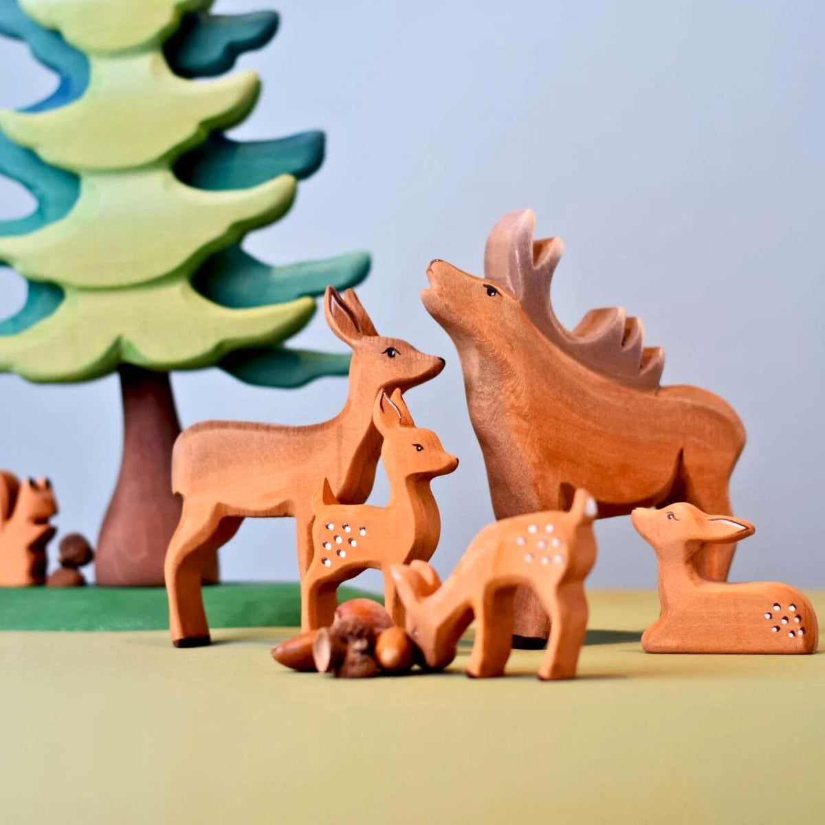 Wooden Animal - Deer Stag