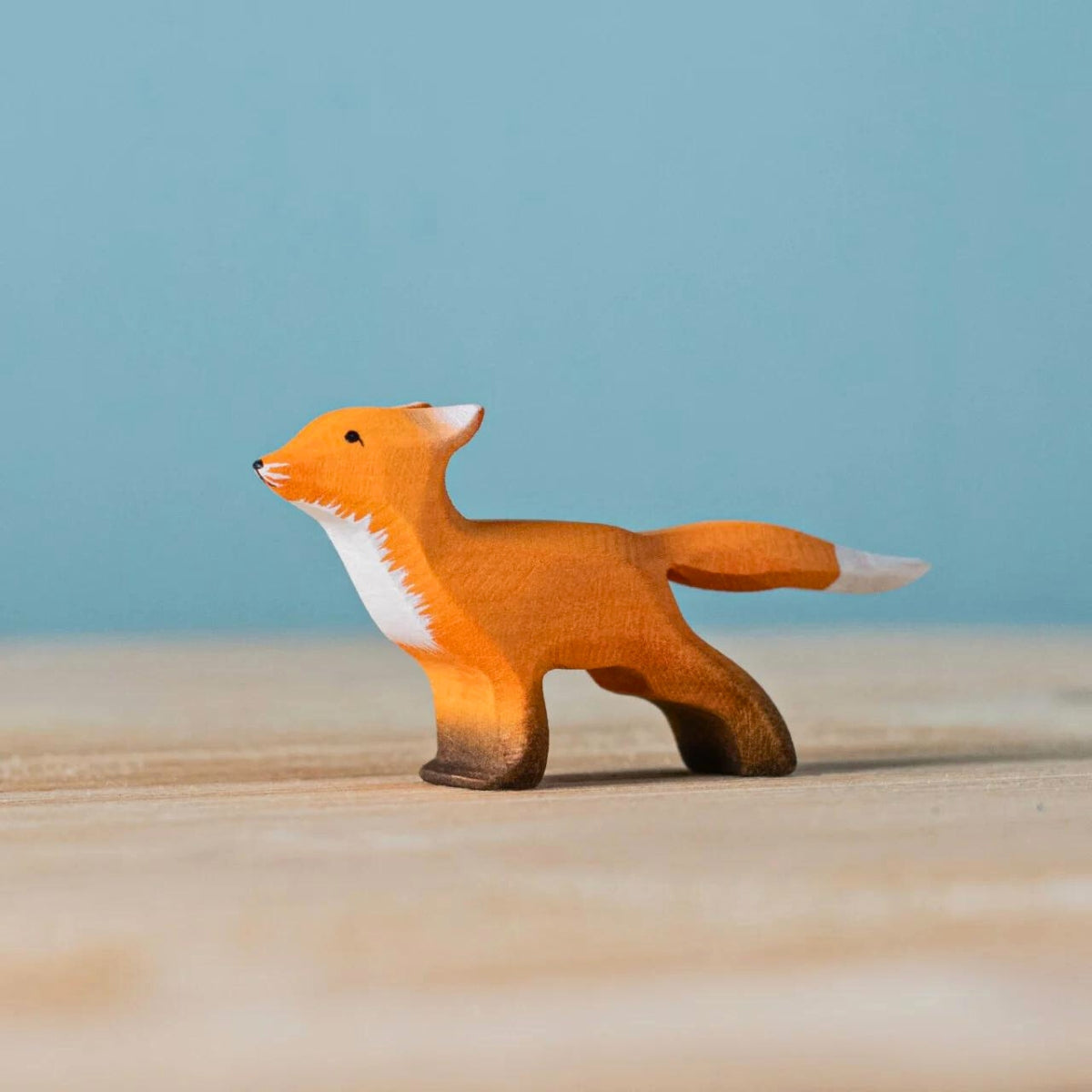 Wooden Animals - Fox Family - Set of 4