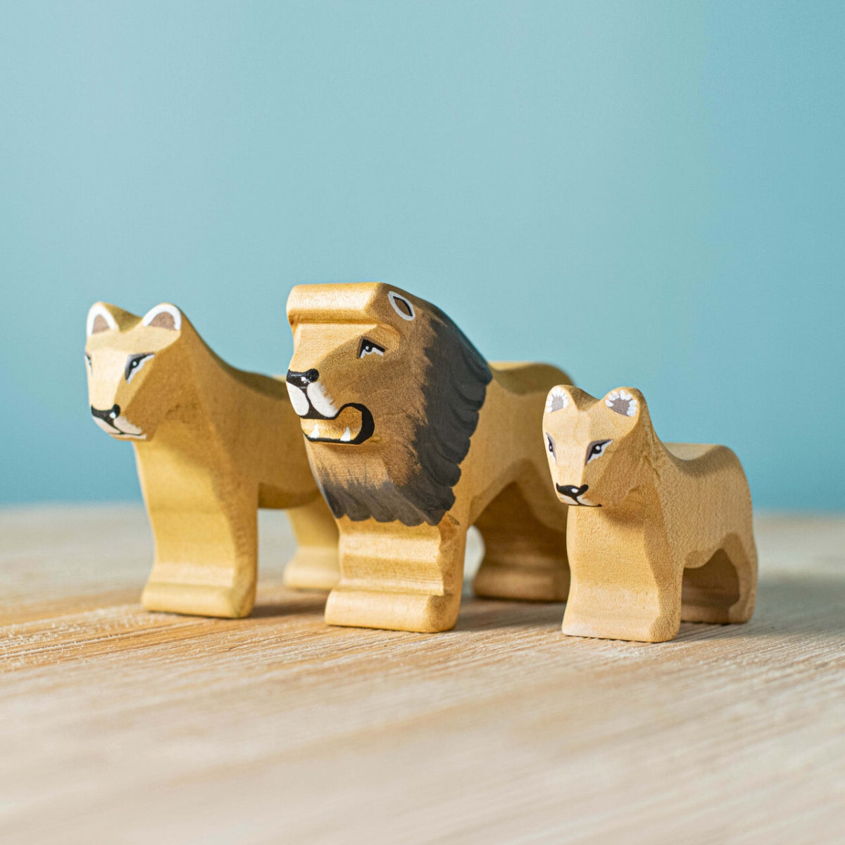 Wooden Animal - Lion Cub