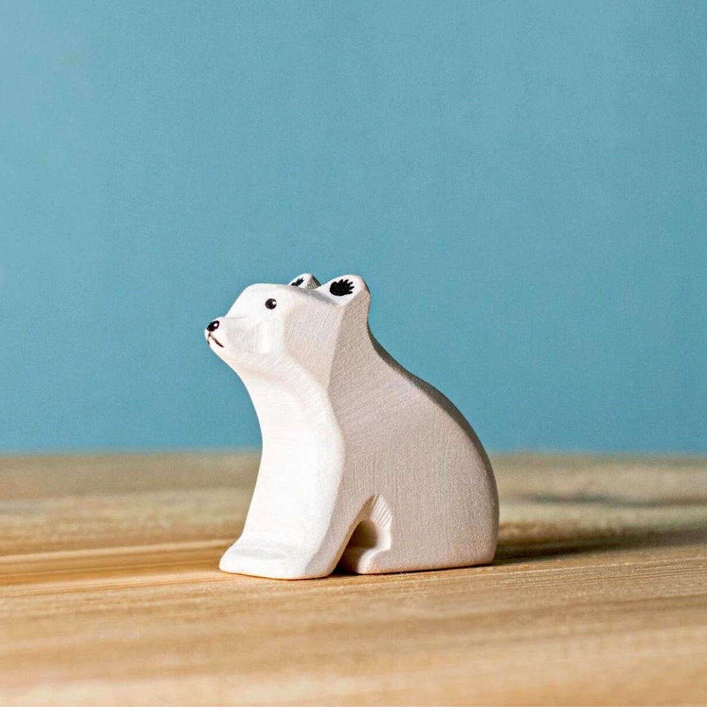 Wooden Animals - Polar Bears & Ice Floe - Set of 4