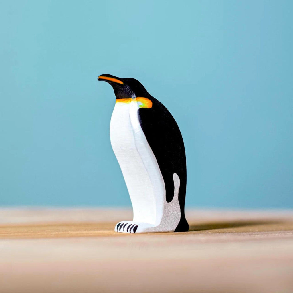 Wooden Bird - Emperor Penguin Male