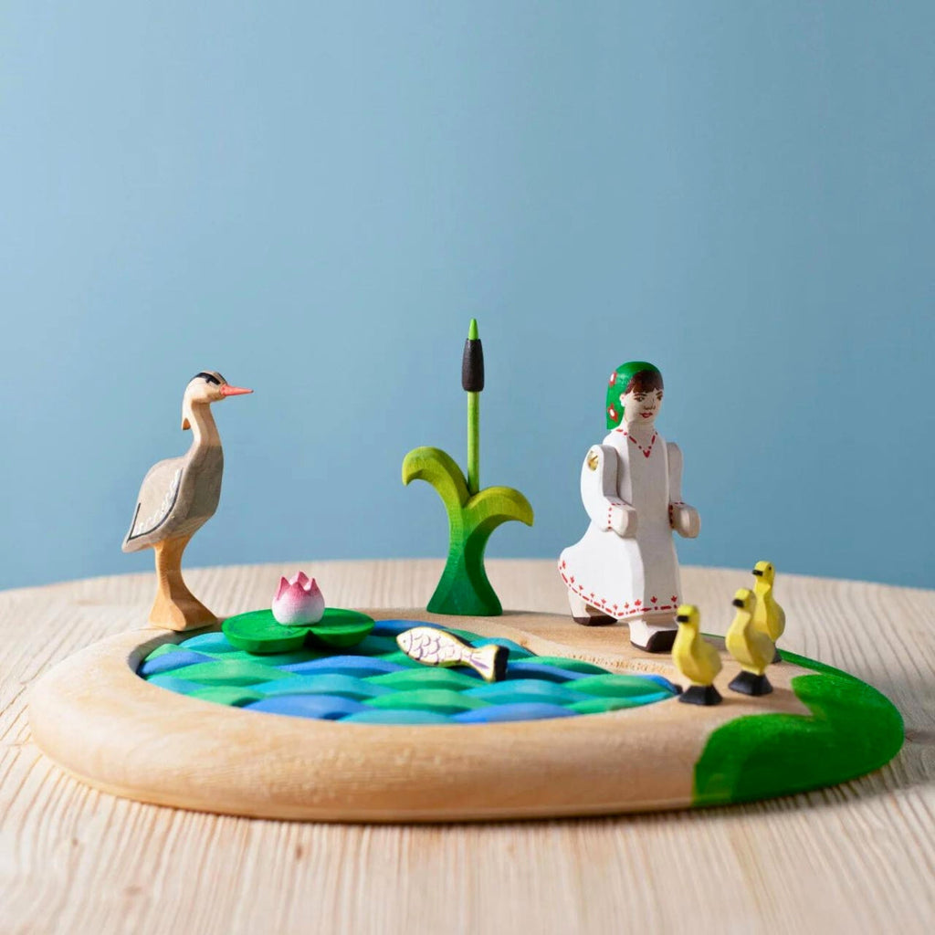 Wooden Waterscape Base - Lake Puzzle