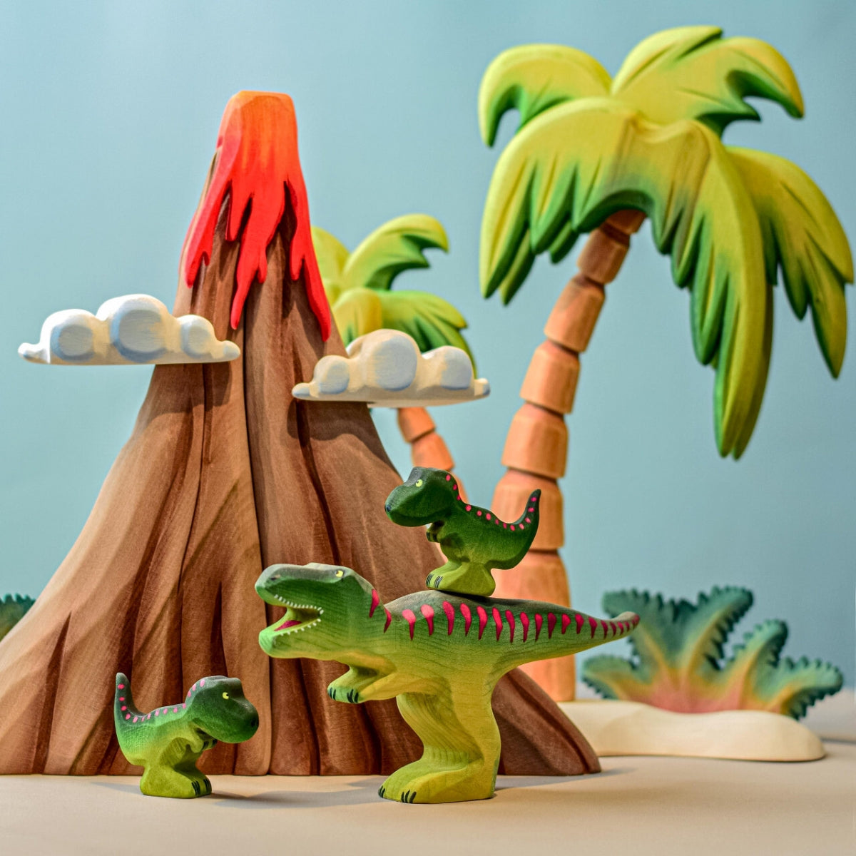 Wooden Dinosaurs - T-Rex - Set of 2