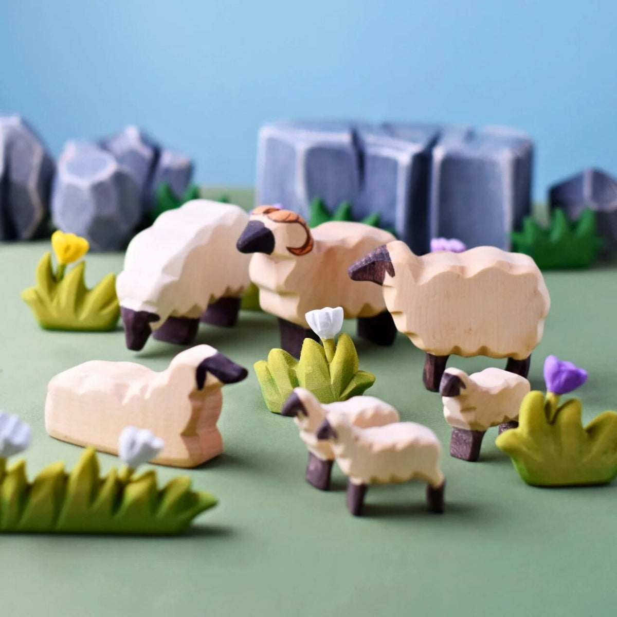 Wooden Farm Animal - Sheep