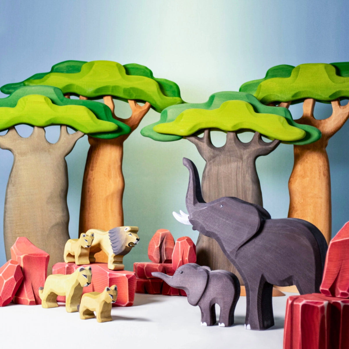 Wooden Animal - Lion